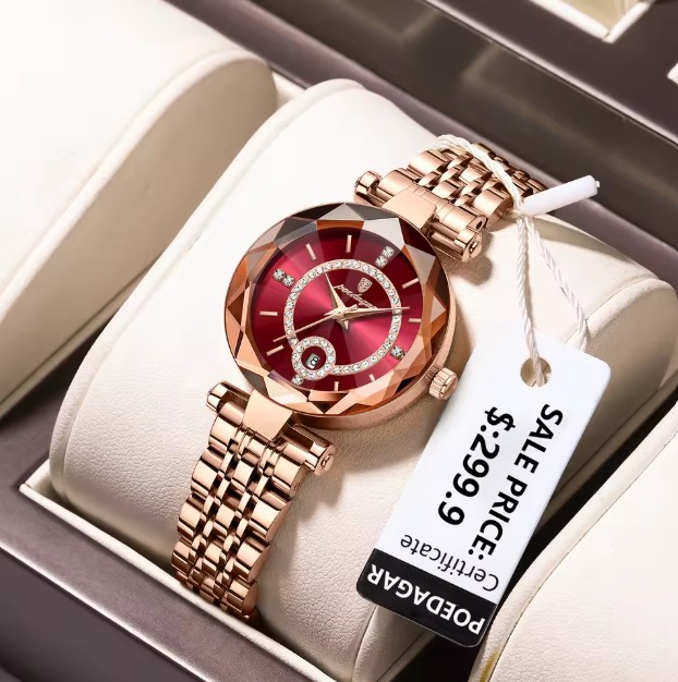 Femme Rose Gold Rouge